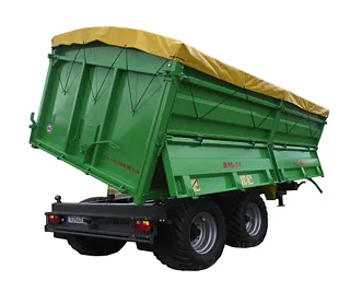 Three-way tipper trailer